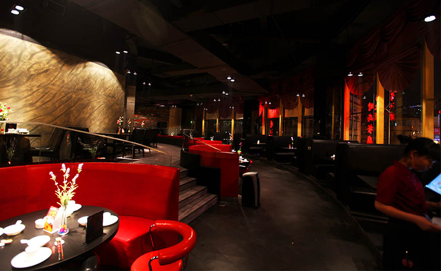 香江匯時尚餐廳裝修設計整體實景
