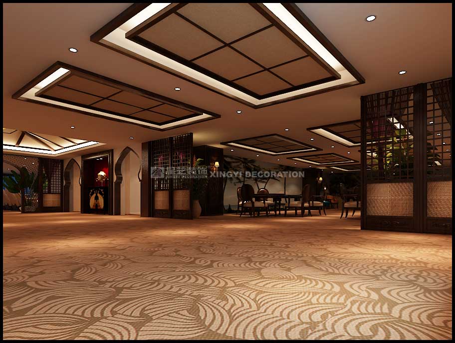  維也納國(guó)際酒店水療會(huì)所裝修娛樂區(qū)設(shè)計(jì)效果圖