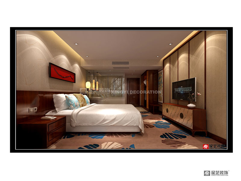 逍遙湖精品酒店小客房裝修設(shè)計(jì)02