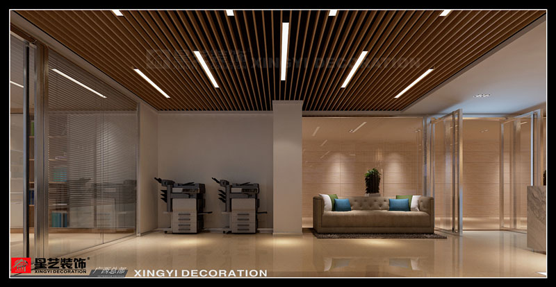 遠(yuǎn)信大廈辦公室裝修打印區(qū)效果圖片