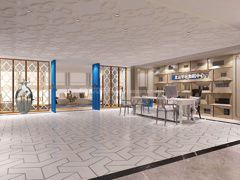 華榮（北京）舞蹈學(xué)校前臺接待區(qū)效果01