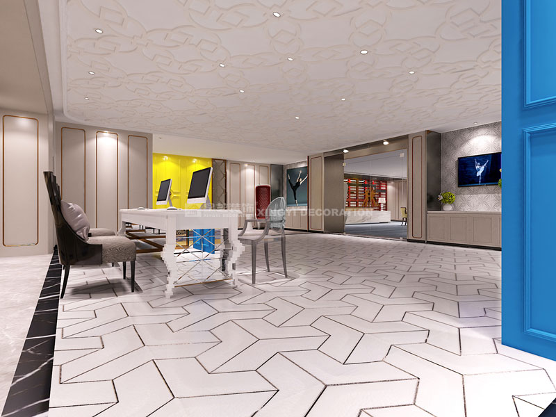 華榮（北京）舞蹈學(xué)校前臺接待區(qū)效果02