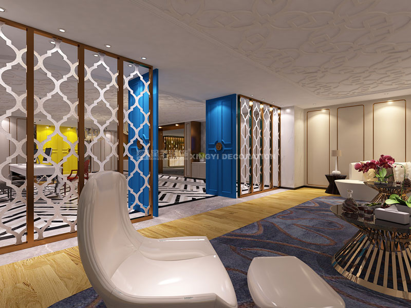 華榮（北京）舞蹈學(xué)校休閑區(qū)設(shè)計效果