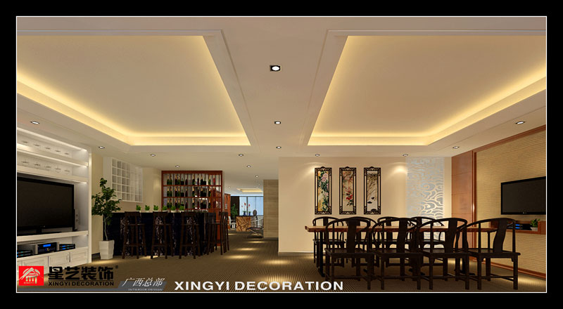 廣西多得樂(lè)辦公室裝修接待區(qū)水吧設(shè)計(jì)效果圖片