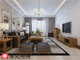 榮和千千樹(shù)88平裝修案例