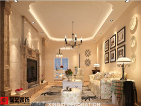 海茵國(guó)際花城260平裝修案例