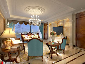 盛天東郡240平裝修設計