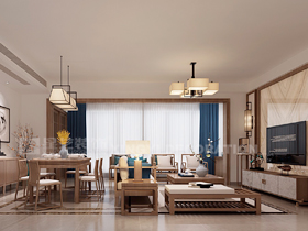 萬達(dá)茂120平裝修案例