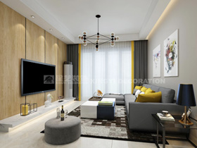 萬達(dá)茂120平裝修案例