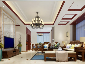 海茵國際花城350平裝修案例