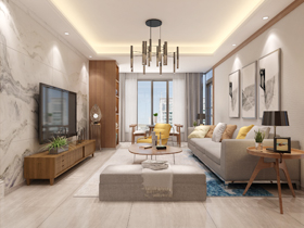 萬達(dá)茂140平裝修案例