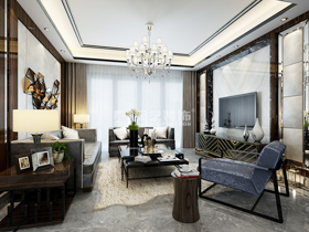 萬達(dá)茂140平裝修案例