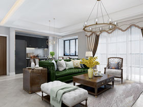 保利領(lǐng)秀前城青秀郡126平裝修案例