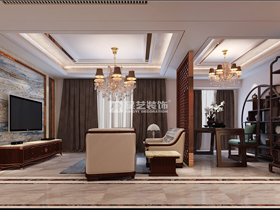 萬(wàn)達(dá)茂149平裝修案例