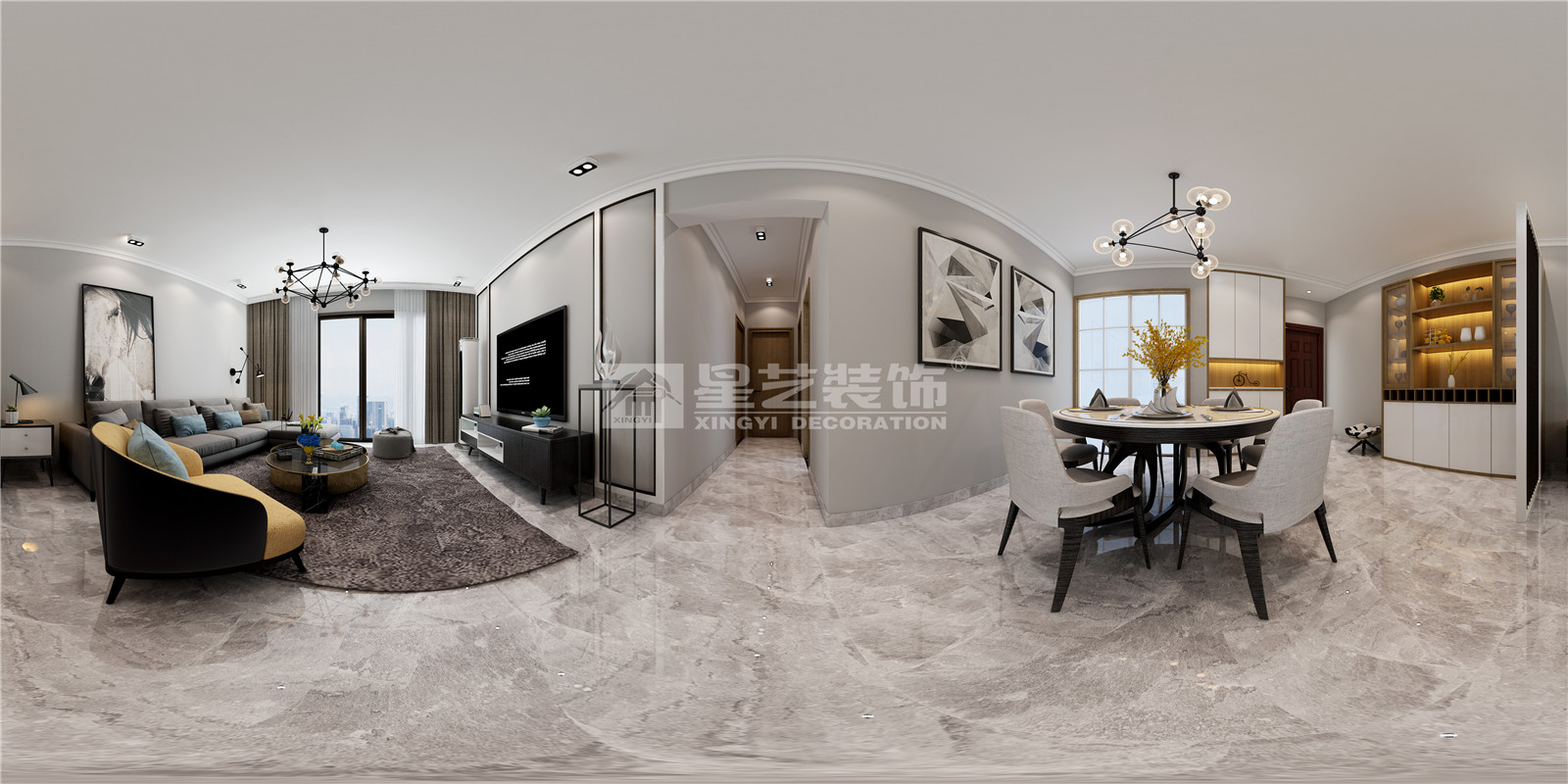 小樂(lè)園宿舍樓120平裝修案例