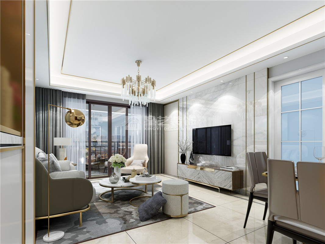 萬科城113平裝修案例