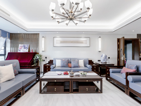 華發(fā)國賓一號(hào)240平新中式完工VR實(shí)景