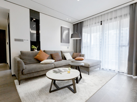 嘉和城120平現(xiàn)代簡約完工VR實(shí)景