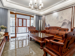 綠地中央廣場150平中式風(fēng)格實(shí)景720°全景