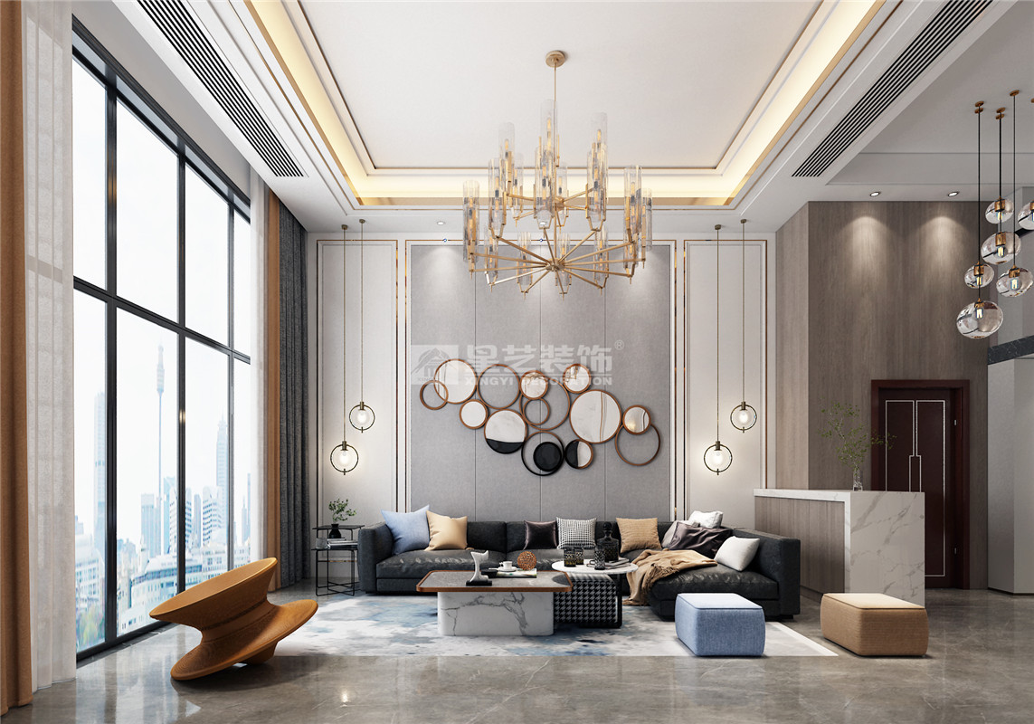 安吉山語(yǔ)城三錯(cuò)156平裝修案例