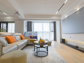 區(qū)黨委大院120平現(xiàn)代簡約完工實景